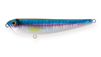 Воблер Волкер Strike Pro S.P. Walking Stick 115, цвет: A210-SBO-RP Rainbow Ghost Wakasagi, (EG-029#A210-SBO-RP)