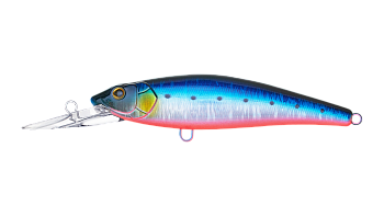 Воблер Минноу Strike Pro Jer-O Minnow 180, цвет: A234-SBO-LU Blue Back Silver OB Fluo, (EG-045F#A234