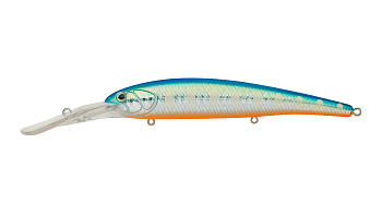 Воблер Минноу Strike Pro Hooligan Deep Diver 120, цвет: A150-713 UV Blue Silver OB, (EG-220L#A150-71