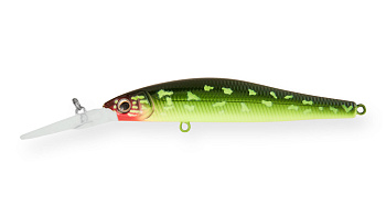 Воблер Минноу Strike Pro Jumper DR 90SP, цвет: AC202F Hot Pike, (EG-192BL-SP#AC202F)