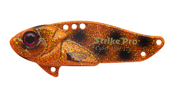 Блесна-Цикада Strike Pro Cyber Vibe 45, цвет: Hot Orange Bandit, (JG-005C#C662F)