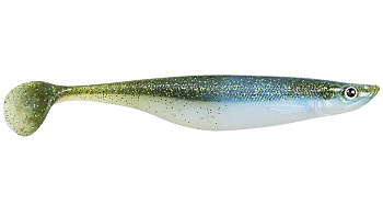 Силиконовая приманка Strike Pro Tumbler Shad 17, цвет: Smelt, (уп./4шт.), (SPT-17#002)