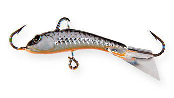 Балансир Strike Pro Dolphin Ice 30, цвет: A70E, цвет: Black Silver OB, хвост: прозрачный