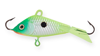 Балансир Strike Pro Shifty Shad Ice 40D, цвет: A133E, хвост: жёлтый