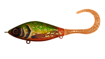 Воблер Джеркбейт Strike Pro Guppie Downsize Sinking, цвет: A274G Transparent Motorpike, (EG-208B#A274G)
