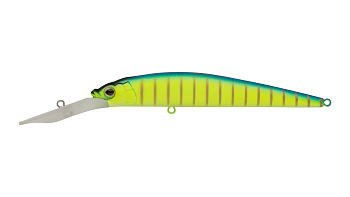 Воблер Минноу Strike Pro Alpha Diver 110, цвет: 597S Blue Mat Tiger, (JL-062F#597FS)