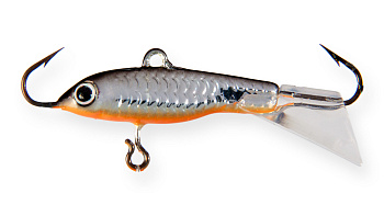 Балансир Strike Pro Ice Baby 25, цвет: A70E, цвет: Black Silver OB, хвост: прозрачный