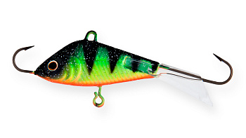Балансир Strike Pro Shifty Shad Ice 40D, цвет: A09, цвет: Old School Perch, хвост: прозрачный