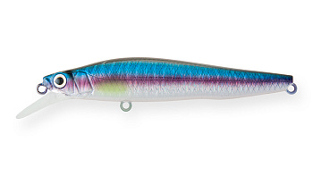 Воблер Минноу Strike Pro IB Minnow JET 95, цвет: A210-SBO-RP Rainbow Ghost Wakasagi, (JS-276#A210-SB