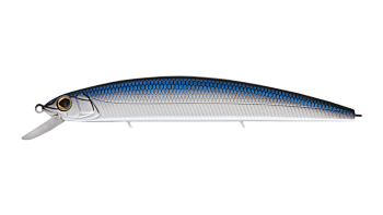 Воблер Минноу Strike Pro Montero 110SP, цвет: GCA02 Matte Blue Blackback, (EG-190C-SP#GCA02FS)