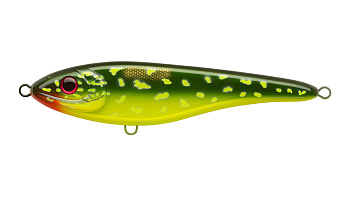 Воблер Джеркбейт Strike Pro Big Bandit Sinking, цвет: C202F Hot Pike, (EG-078#C202F)