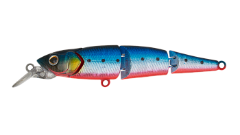 Воблер Составной Strike Pro Flying Fish Joint 110, цвет: A234-SBO-LU Blue Back Silver OB Fluo, (EG-0