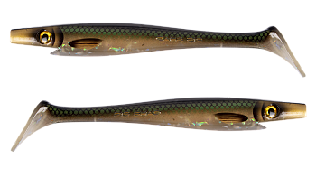 Силиконовая приманка Strike Pro Pig Shad Tournament, цвет: Emerald Herring, (уп./2шт.), (SP-172M#146