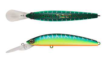 Воблер Минноу Strike Pro Magic Minnow 85, цвет: A223S-RP Pearl Mat Tiger, (EG-068F#A223S-RP)
