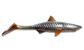 Силиконовая приманка Kanalgratis Shark Shad, цвет: Real Roach, (SS-RR-13)
