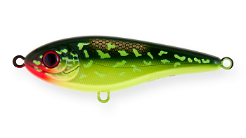 Воблер Джеркбейт Strike Pro Tiny Buster, цвет: AC202F Hot Pike, (EG-149#AC202F)