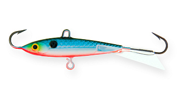 Балансир Strike Pro Super Ice 47, цвет: A05, цвет: Blue Milky, хвост: прозрачный
