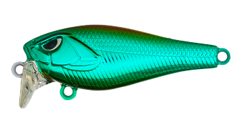 Воблер Крэнк Strike Pro Funky-X Crank (Medium Trank 36F), цвет: 977E Green Oil Beetle, (EG-239#977E)