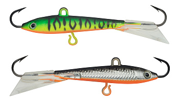 Балансир Strike Pro Micro Ice 40, цвет: GC01S/CA06ES, цвет: Mat Tiger / Grey Shadow, хвост: прозрачный