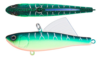 Воблер Раттлин Strike Pro Tornado Vibe 65, цвет: A204S Pearl Mat Tiger, (EG-204A-UV#A204S)
