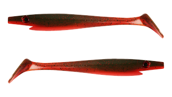 Силиконовая приманка Strike Pro Pig Shad Jr, цвет: Tomato, (уп./2шт.), (SP-172C#114)