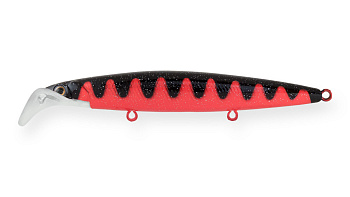 Воблер Минноу Strike Pro Scooter Minnow 110F, цвет: A88 Red Devil Sparkles, (EG-186F#A88)