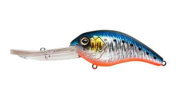 Воблер Крэнк Strike Pro Crankee Runner 80, цвет: A234-SBO-LU Blue Back Silver OB Fluo, (EG-042F#A234