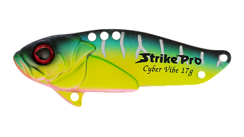 Блесна-Цикада Strike Pro Cyber Vibe 35, цвет: Pearl Mat Tiger, (JG-005A#A204FS-RP)