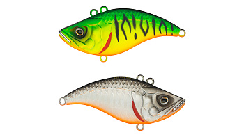 Воблер Раттлин Strike Pro Flap Jack 75, цвет: GC01S/A70-713 Double Black Silver OB/Mat Tiger, (EG-12