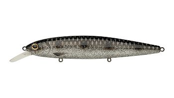 Воблер Минноу Strike Pro Bold 130SP, цвет: A249F-3D Silver Spotted Bullhead, (EG-191-SP#A249-3D)
