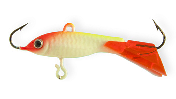 Балансир Strike Pro Ice Baby 25, цвет: A116L, цвет: Fluo Clown, светящийся, хвост: красный