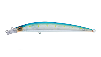 Воблер Минноу Strike Pro Top Water Minnow 110, цвет: S056C Blue Mat Transparent Milk, (JL-166F#S056C-GC)