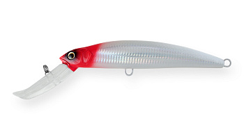 Воблер Минноу Strike Pro Musky Monster Deep 160CL, цвет: 022PPP-713 Redhead Silver, (MG-006CL#022PPP