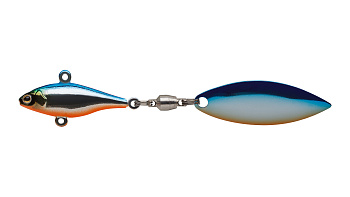 Тейл-спиннер Strike Pro Micro-Whacker 43, цвет: Blue Silver OB, (JG-001B#626E)