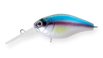 Воблер Крэнк Strike Pro Cranky-X Deep 50, цвет: A210-SBO-RP Rainbow Ghost Wakasagi, (EG-165L#A210-SB