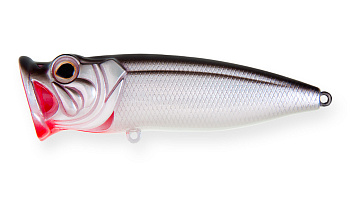 Воблер Поппер Strike Pro Pike Pop 60, цвет: A010-EP Black Back Silver, (SH-002BA#A010-EP)