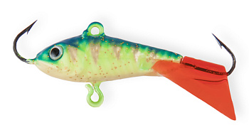 Балансир Strike Pro Ice Baby 24, цвет: A172FL, цвет: Glowing Blue Lemon, светящийся, хвост: красный