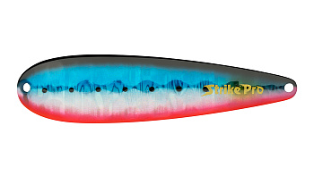 Блесна колеблющаяся Strike Pro KILLER PROFY 115, цвет: A234-SBO-LU Blue Back Silver OB Fluo, (ST-014C#A234-SBO/CP)