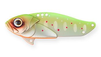 Блесна-Цикада Strike Pro Cyber Vibe 75, цвет: Mat Motley Trout, (JG-005F#A190ES)