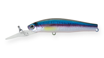 Воблер Минноу Strike Pro Solid Tail Deep 66 S, цвет: A210-SBO-RP Rainbow Ghost Wakasagi, (JS-256#A21