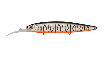Воблер Минноу Strike Pro Bold Deep Diver 130SP, цвет: A243ES Grey Shadow Mat Tiger, (EG-191L-SP#A243ES)
