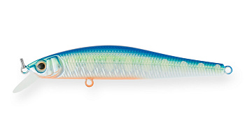 Воблер Минноу Strike Pro Jumper 110SP, цвет: A150-713 UV Blue Silver OB, (EG-192C-SP#A150-713)