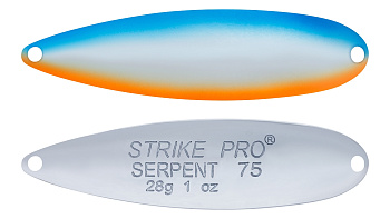 Блесна колеблющаяся Strike Pro Serpent Treble 75H, (ST-010B2#626E-CP)