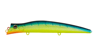 Воблер Дартер Strike Pro Darter-R Queen 130, цвет: C063F Blue-yellow Tiger Sparkles, (JL-152F#C063F)