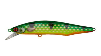 Воблер Минноу Strike Pro Intriger 160SP, цвет: A382F Green Perch, (EG-194D-SP#A382F)