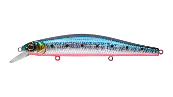 Воблер Минноу Strike Pro Inquisitor 130SP, цвет: A234-SBO-LU Blue Back Silver OB Fluo, (EG-193C-SP#A
