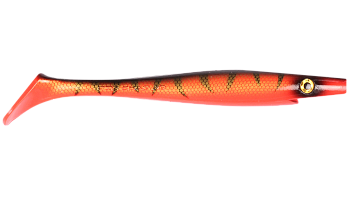 Силиконовая приманка Strike Pro Pig Shad, цвет: Red Tiger, (SP-172A#141)