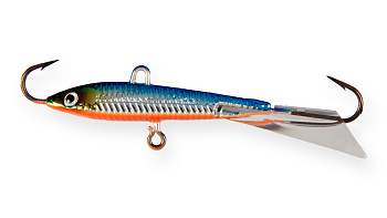 Балансир Strike Pro Micro Ice 47, цвет: 626E, цвет: Blue Silver OB, хвост: прозрачный