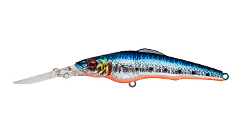 Воблер Минноу Strike Pro Challenger X Deep Diver 110L, цвет: A234-SBO-LU Blue Back Silver OB Fluo, (