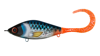 Воблер Джеркбейт Strike Pro Guppie Downsize Sinking, цвет: A272G Transparent Blue, (EG-208B#A272G)